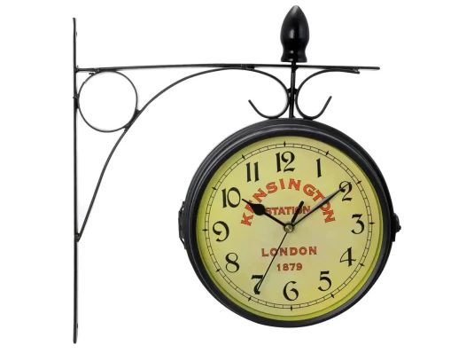 Часы станционные двухсторонние (d-26 см41×39×9 см) купить в интернет магазине подарков ПраздникШоп