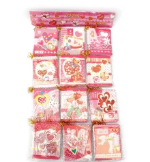 Валентинки (набор 120 штук) (открытка 11.5×9 см) купить в интернет магазине подарков ПраздникШоп