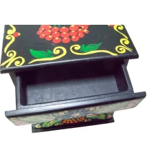 Шкатулка комод «Цветы с калиной » купить в интернет магазине подарков ПраздникШоп