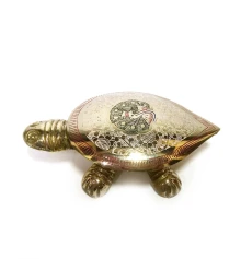 Пепельница бронзовая «Черепаха» (13.5×7.5×3.5 см) купить в интернет магазине подарков ПраздникШоп
