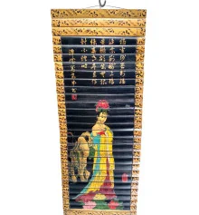 Панно бамбуковое «Девушка» (24×65 см) купить в интернет магазине подарков ПраздникШоп
