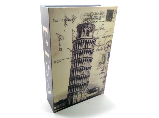 Книга- сейф «Пизанская башня» (24.5×16×5.5 см) купить в интернет магазине подарков ПраздникШоп