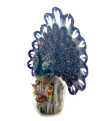 Павлин фарфоровый (37×29×13 см) купить в интернет магазине подарков ПраздникШоп