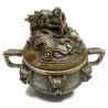 Аромакурительница бронзовая «Дракон» (9.5×10×8 см)