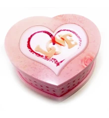 Шкатулка музыкальная «Сердечко» Love (15×12.5×6.5 см) купить в интернет магазине подарков ПраздникШоп
