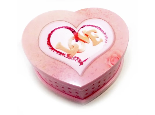 Шкатулка музыкальная «Сердечко» Love (15×12.5×6.5 см) купить в интернет магазине подарков ПраздникШоп