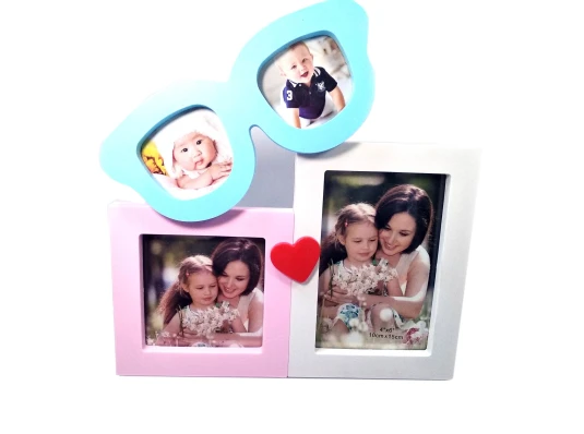 Фоторамки (4 фото) (фото 6×6 см 10×10 см 10×15 см ) (27×26.5×3 см) купить в интернет магазине подарков ПраздникШоп