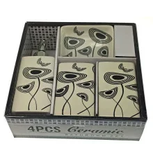 Набор для ванной керамический (22×22×7.5 см) A купить в интернет магазине подарков ПраздникШоп