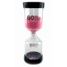 Часы песочные 60 мин розовый песок (13×5.5×5.5 см)