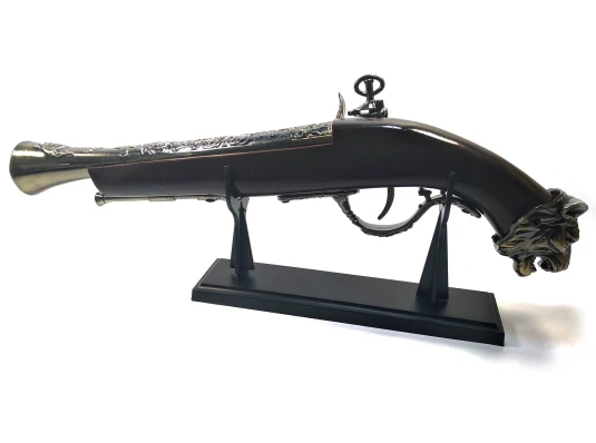 Зажигалка настольная «Мушкет» (40×15×5 см) купить в интернет магазине подарков ПраздникШоп