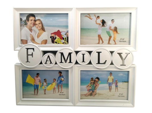 Фоторамки (4 фото) (фото 15×10 см ) (36×30×1.5 см) купить в интернет магазине подарков ПраздникШоп