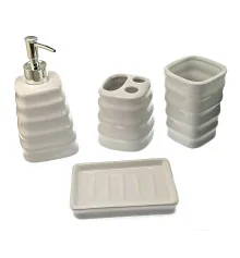 Набор для ванной керамический (29×20.5×10 см) купить в интернет магазине подарков ПраздникШоп