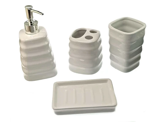 Набор для ванной керамический (29×20.5×10 см) купить в интернет магазине подарков ПраздникШоп
