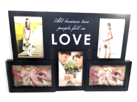 Фоторамки на 5 фото (фото 10×15 см ) (45×29.5×2.5 см) купить в интернет магазине подарков ПраздникШоп