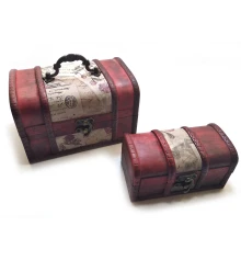 Сундучки набор 2 шт. (18×11×12 см 14×7.5×7 см) купить в интернет магазине подарков ПраздникШоп