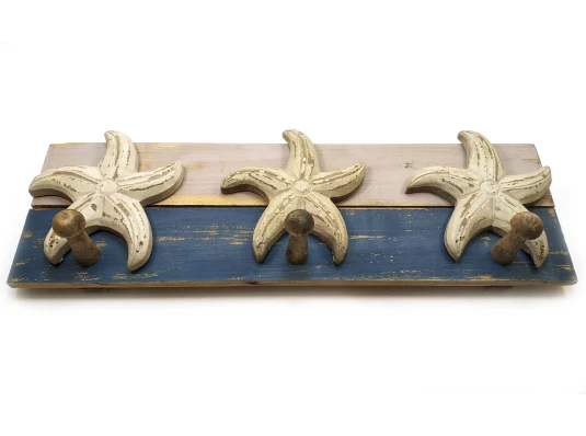Вешалка «Морские звезды» (39×13×7 см) купить в интернет магазине подарков ПраздникШоп