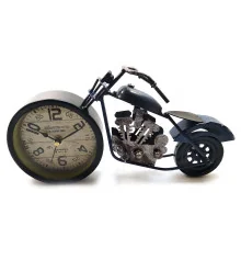Часы настольные «Мотоцикл» синие (28×15×7.5 см) купить в интернет магазине подарков ПраздникШоп