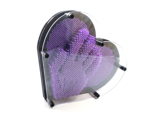 Пинарт «Сердце» синий (22.5×20×4.5 см) купить в интернет магазине подарков ПраздникШоп