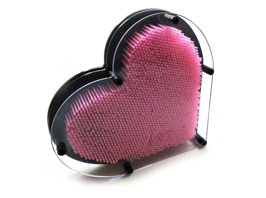 Пинарт «Сердце» розовый (22.5×20×4.5 см) купить в интернет магазине подарков ПраздникШоп