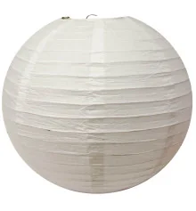 Фонарь белый бумажный (d-50 см) купить в интернет магазине подарков ПраздникШоп