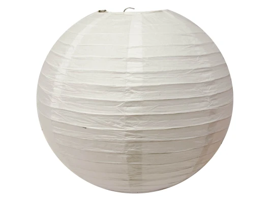 Фонарь белый бумажный (d-50 см) купить в интернет магазине подарков ПраздникШоп
