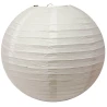 Фонарь белый бумажный (d-50 см)
