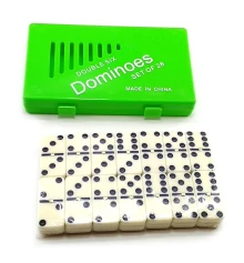 Домино в зеленом кейсе (17.5×10.5×2.5 см) купить в интернет магазине подарков ПраздникШоп