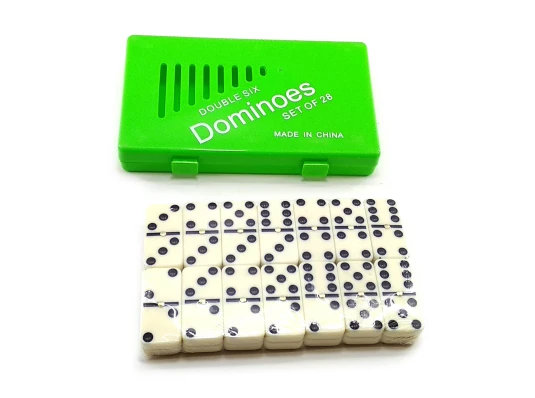 Домино в зеленом кейсе (17.5×10.5×2.5 см) купить в интернет магазине подарков ПраздникШоп