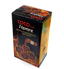 Уголь для кальяна кокосовый (96 шт.) (19.5×11×7.5 см) (1 кг) купить в интернет магазине подарков ПраздникШоп