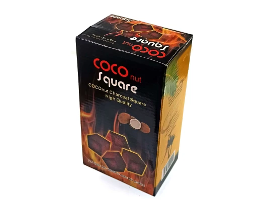 Уголь для кальяна кокосовый (96 шт.) (19.5×11×7.5 см) (1 кг) купить в интернет магазине подарков ПраздникШоп