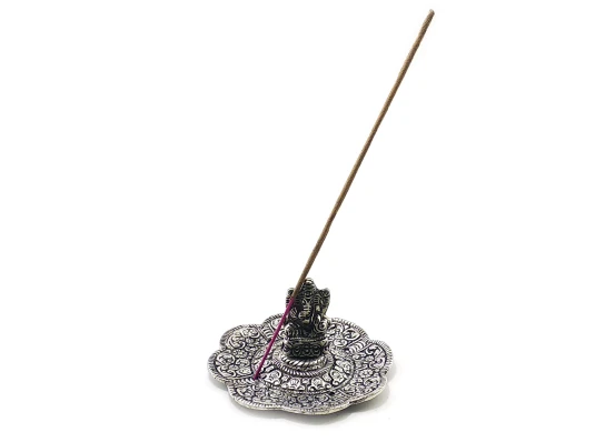 Подставка под благовония «Ганеша» металл (d -9.8 см h-5.8 см) (Непал) купить в интернет магазине подарков ПраздникШоп
