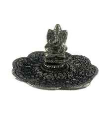Подставка под благовония «Ганеша» металл (d -9.8 см h-5.8 см) (Непал) купить в интернет магазине подарков ПраздникШоп