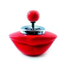 Пепельница с крышкой керамическая «Губы» (15×10×13.5 см) купить в интернет магазине подарков ПраздникШоп