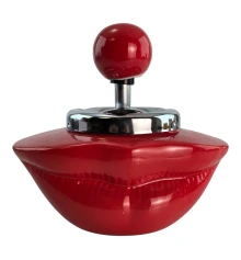 Пепельница с крышкой керамическая «Губы» (15×10×13.5 см) купить в интернет магазине подарков ПраздникШоп