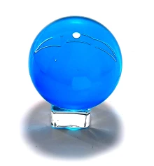 Шар хрустальный на подставке голубой (8 см) купить в интернет магазине подарков ПраздникШоп