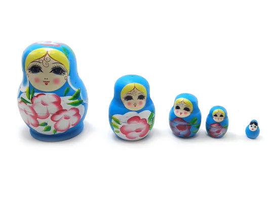 Матрешка (5в1) (9×6.5×6.5 см) купить в интернет магазине подарков ПраздникШоп