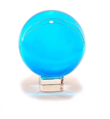 Шар хрустальный на подставке голубой (d-6 см) купить в интернет магазине подарков ПраздникШоп