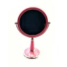 Зеркальце настольное розовое (28×18×11.5 см)