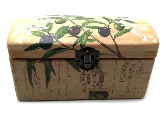 Шкатулка «Оливки» (16×8×8 см) массив дерева купить в интернет магазине подарков ПраздникШоп