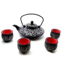 Сервиз керамический (чайник 900мл купить в интернет магазине подарков ПраздникШоп