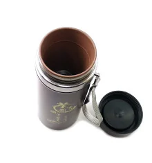 Термос с глиняной колбой (200 мл) (18.5×6.5×6.5 см) купить в интернет магазине подарков ПраздникШоп