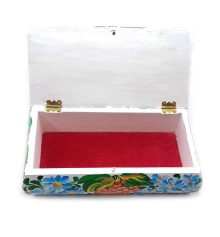 Шкатулка «Калина белая» массив дерева расписано вручную (21×11×7 см) купить в интернет магазине подарков ПраздникШоп