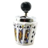 Пепельница с крышкой керамическая «Пика» (14.5×9×9 см)