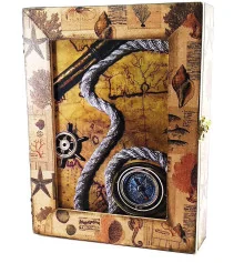 Ключница «Морская тематика» массив дерева (25.5×19.5×5.5 см) купить в интернет магазине подарков ПраздникШоп