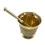 Ступка с пестиком бронзовая (d-7.5 h-7.5 см ) (246 г) купить в интернет магазине подарков ПраздникШоп