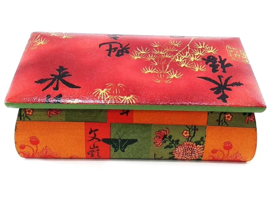 Шкатулка «Китайский мотив» (9×16×7.5 см) массив дерева купить в интернет магазине подарков ПраздникШоп