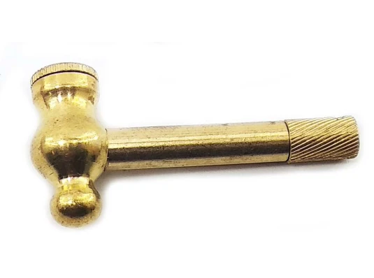 Трубка курительная бронза «Молоток» золото (6.5×3×1.5 см) купить в интернет магазине подарков ПраздникШоп