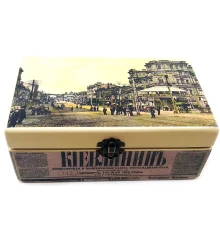 Шкатулка «Старый Крещатик» (20.5×12.5×8 см) из массива дерева купить в интернет магазине подарков ПраздникШоп