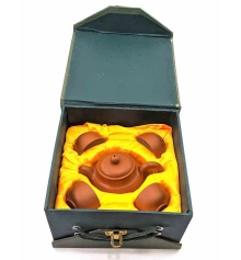 Сервиз глиняный коричневый (17×18×9.5 см) купить в интернет магазине подарков ПраздникШоп