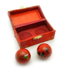 Шары массажные музыкальные «Феникс и Дракон» красные (d-3.7 см) купить в интернет магазине подарков ПраздникШоп